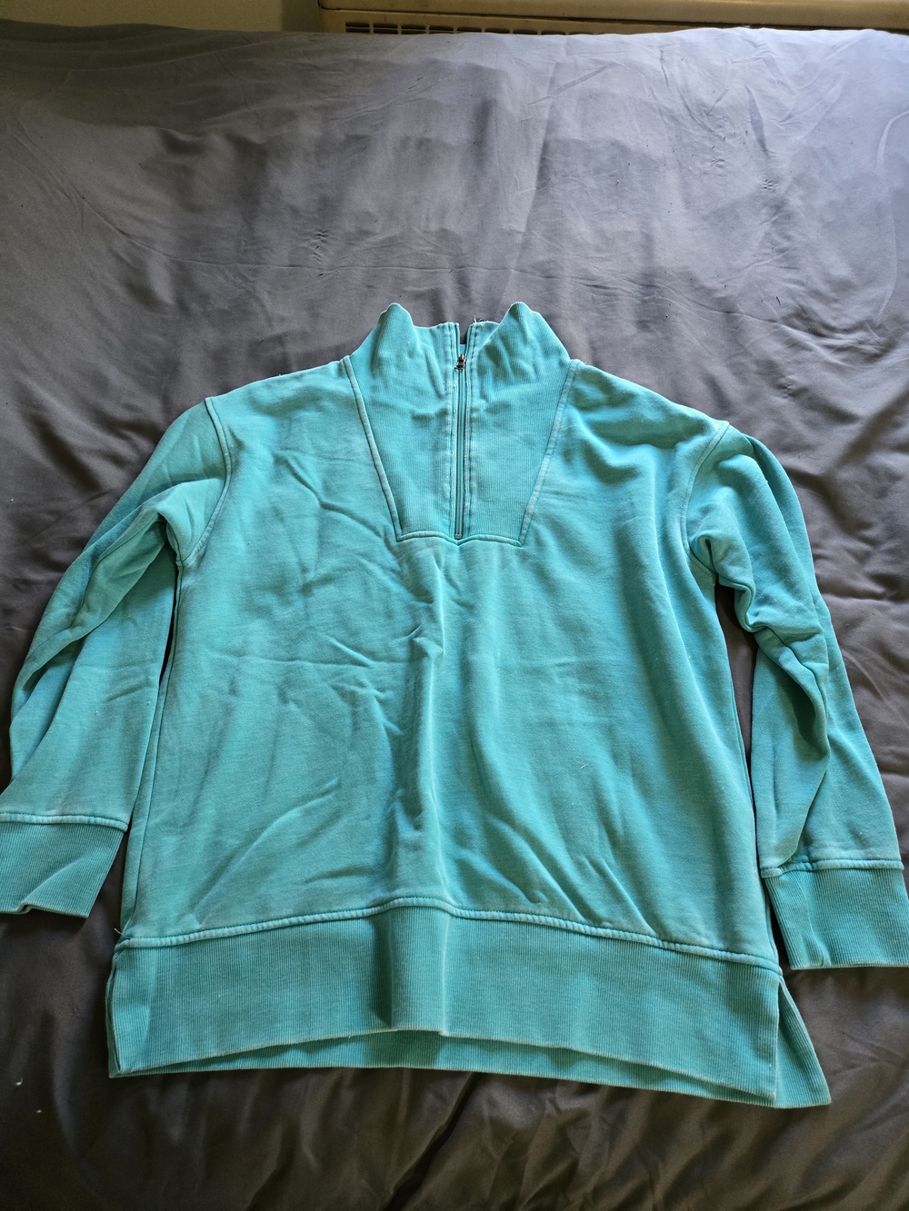 Filly Flair Pigment Dyed Campfire Quarter Zip Women's Sweatshirt Large